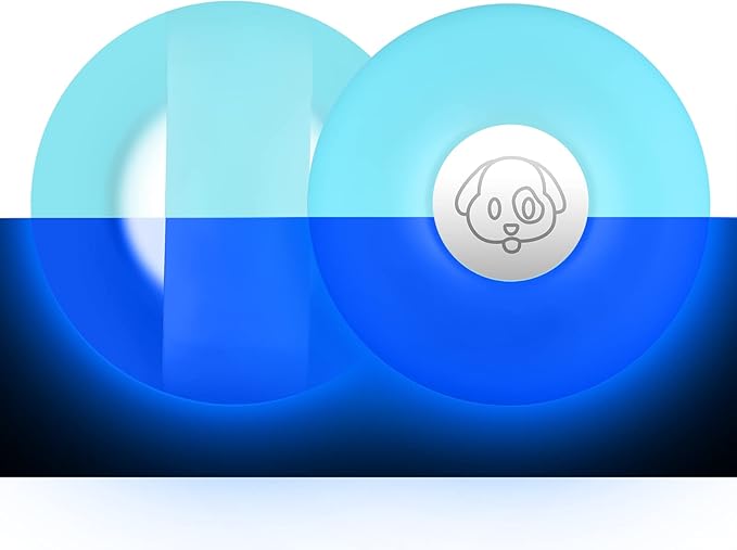 Airtag Holder for Dog Collar, Cibaabo Silicone Air Tag Case Cover Compatible with Apple Airtags for 0.8-1.2inch Cat Pet Collar Harness Loop-PawvioPets