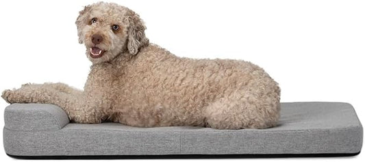 Diggs Bolstr Orthopedic Dog Bed with Headrest - Dog Crate Bed for Evolv Crate & Other Standard Pet Kennels - Durable & Comfortable - (Intermediate)-PawvioPets