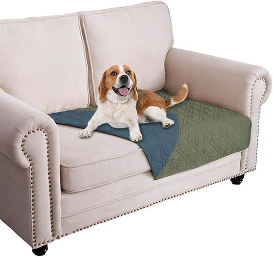 Ameritex Waterproof Dog Bed Cover Pet Blanket for Furniture Bed Couch Sofa Reversible-PawvioPets