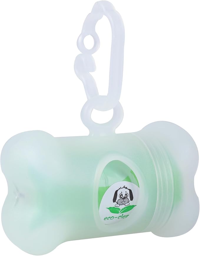 ECO-CLEAN 360 Count Dog Poop Bags with Dispenser, Leak-Proof, Unscented, 0.2 Ltr Capacity, Indoor/Outdoor Use-PawvioPets