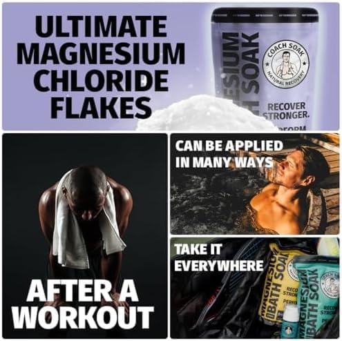 3 Pack Bundle: Coach Soak Recovery Bath Soak, Epsom Salt Bulk, Bath Salts Bulk, 3 Pack Bundle, Total of 9 Pounds (Eucalyptus, Lavender, Citrus)-PawvioPets