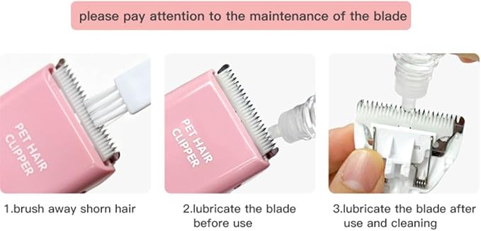 6 Pack Ceramic Blades Replacement for Dog Grooming Clippers, Detachable Pet Clipper Blades for Dogs,Cats Hair Trimming-PawvioPets