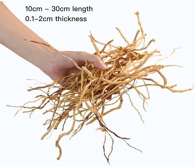 Aquarium Driftwood Roots for aquascaping - 160g Mix Natural Wood Roots for Aquarium aquascaping, aquascaper Essentials Driftwood Roots-PawvioPets