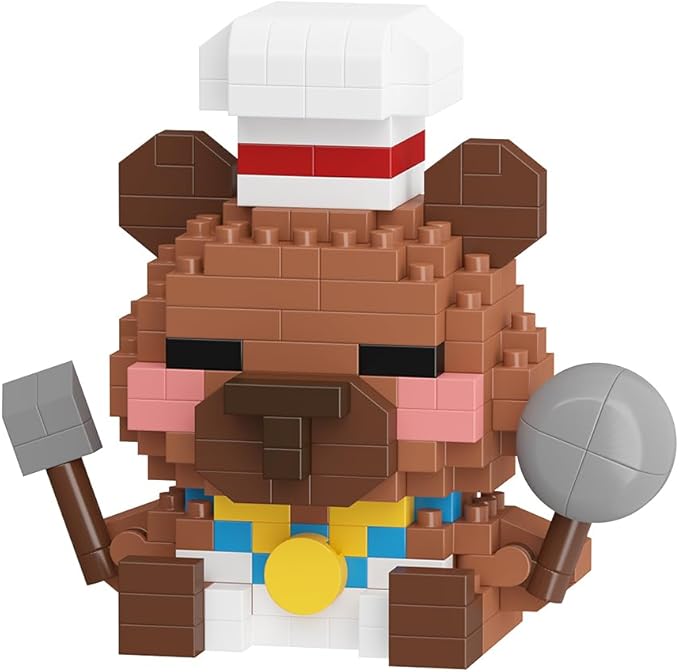 Gold Medal Baking Cute Capybara Baking Bread Series Mini Building Toy Kawaii Animals Set Micro Adorable Pet Buildings Small Bricks Gifts Toys-PawvioPets