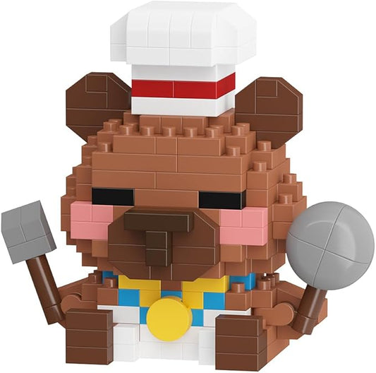 Gold Medal Baking Cute Capybara Baking Bread Series Mini Building Toy Kawaii Animals Set Micro Adorable Pet Buildings Small Bricks Gifts Toys-PawvioPets