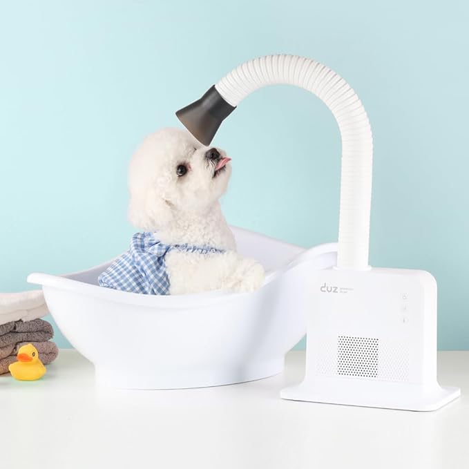 DUZ V2Pro Advanced & Energy-Efficient Pet Grooming Dryer: Powerful Airflow, Low Wattage, Hands-Free Operation, Quiet & Stress-Free Grooming Solution, Ideal for All Coats-PawvioPets