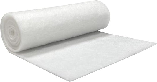 Aquarium Filter Floss for Fish Tank Filters -Micro Fine Multi-Layer Aquarium Filter Pad-Filter Media Roll for Crystal Clear Water Cut to Size 12"x72"x0.13"-PawvioPets