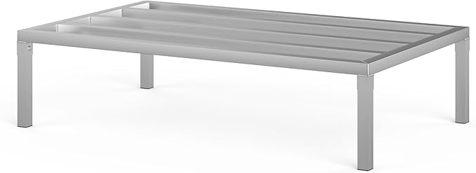 30 in X 48 in. Aquarium Stand | Industrial Style Aluminum Fish Tank Base with Open Frame Design-PawvioPets