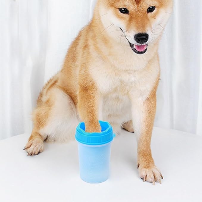 Dog Paw Cleaner Cup - Silicone Bristle Pet Paw Washer for Small, Medium, and Large Dogs & Cats | Easy-to-Use, Mess-Free Paw Cleaning Tool for Muddy Paws-PawvioPets