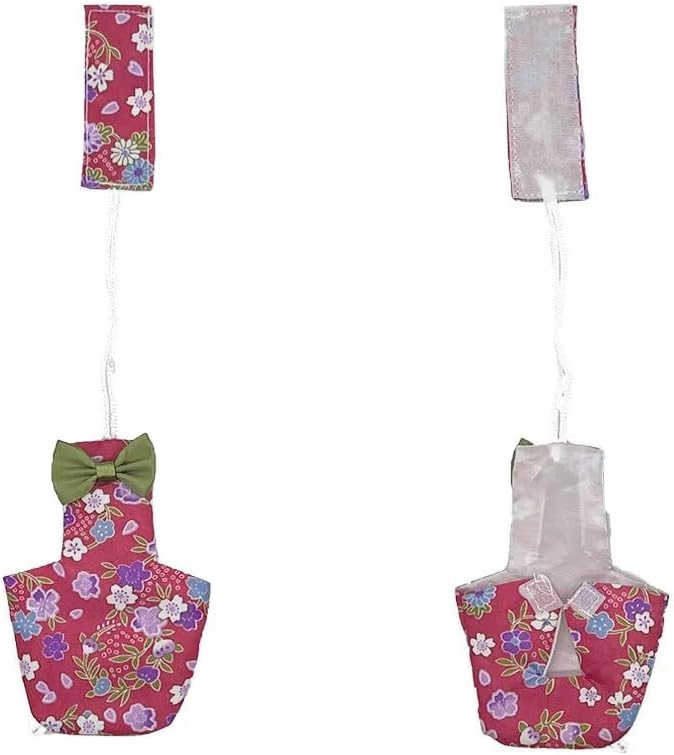 2 PCS Star Diapers for Parrots Red&Balck Fashionable Avian Accessories Parrot Clothes for Birds-PawvioPets