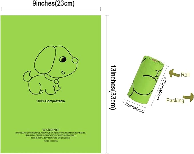 Attachment,Waste Bag Dispenser Zippered Pouch, Fits Any Leash, Includes Free Roll of Dog Bags, Poop Bag Dispenser - 2 Packs, Little Dinosaurs-PawvioPets