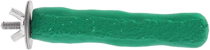 Comfort Grip Safety Perch for Bird Cages - Pedicure Perch for Birds to Keep Nails and Beaks in Top Condition - Safe Easy to Install Bird Cage Accessories - X-Small 4.5"-PawvioPets