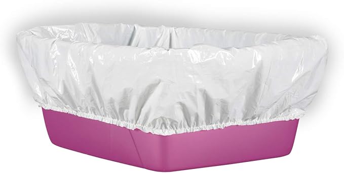 Cat Litter Box Liners Alfapet heavy duty Extra Giant 60 Count - Tear-Resistant Cat Litter Bags - Waterproof Litter Liners - Fits Litter box Pan Sizes XL, Giant, X-Giant, 37" x 18", 20 lb Capacity-PawvioPets