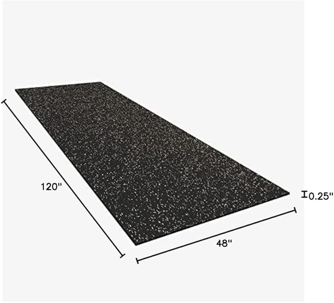 Flooring Inc's 1/4" Thick Tough Rubber Flooring Roll | Flexible Recycled Rubber Floor Mats for Home Gym | Heavy Duty Rubber Mat for Home Gyms, Sheds, Horse Stall Mat or Trailer-PawvioPets