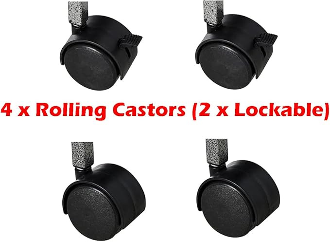 Extra Large Elegant and Durable Wrought Iron Climbing Ladder Perch Stand Play Top Ground Bird Parrot Metal Cage Around Seed Guard Storage Shelf with Heavy Duty Lockable Rolling Wheels-PawvioPets