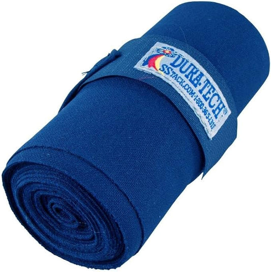 Dura-Tech Standing Wraps for Horses | Color Royal | Optimal Comfort & Support | Ideal for Post-Exercise & Trailering | Right Tension Application | Secure Closure-PawvioPets