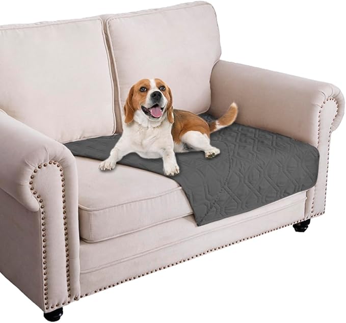 Ameritex Waterproof Blanket Reversible Dog Bed Cover Pet Blanket for Furniture Bed Couch Sofa-PawvioPets