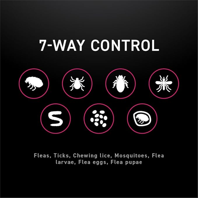 Flea and Tick Prevention for Cats, Repellent, and Control, Fast Acting Waterproof Topical Drops for Cats Over 3.5 lbs, 3 Month Dose-PawvioPets