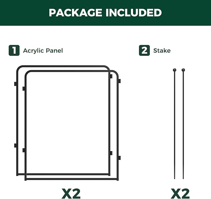 FXW Homeplus Unleashed Indoor Dog Playpen - Stress-Free and Safe Play, Heavy Duty 32 Inch 2 Acrylic Panels Dog Pen for Small and Medium Dogs, Black│Patented-PawvioPets
