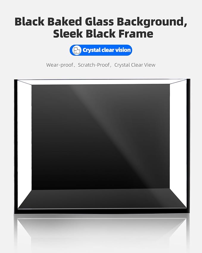 5 Gallon Clear Glass Fish Tank, Easy to Maintain Small Aquariumfor Betta, Goldfish, Snail,Shrimp and Aquatic Planting-PawvioPets