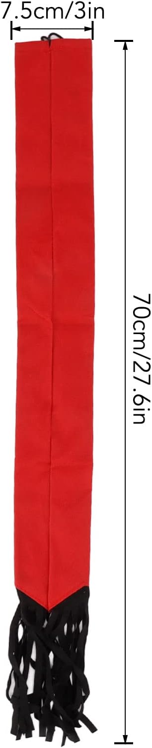 GLOGLOW Horse Tail Bag, Design Horse Tail Guard with Fringe for Keep Tail and Protected (Red)-PawvioPets