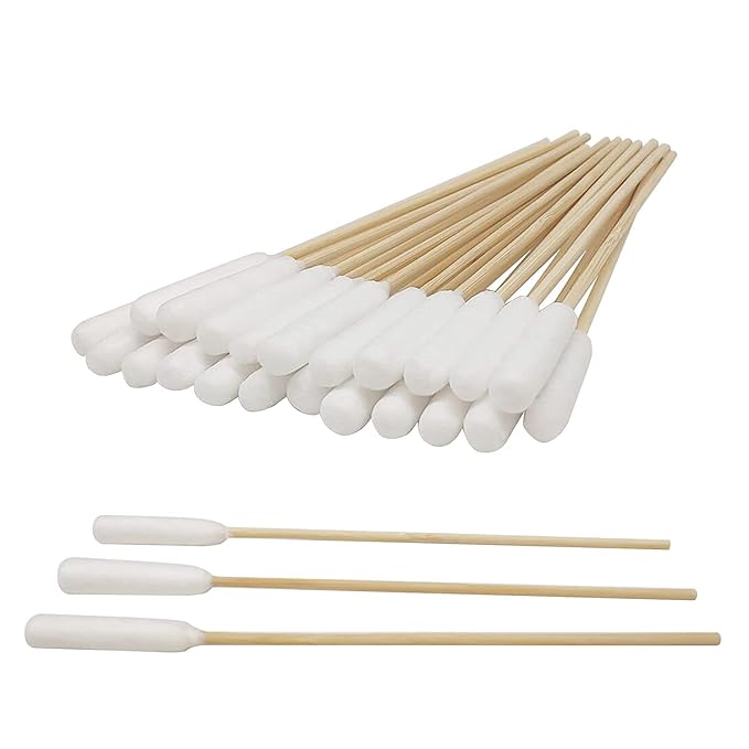6 Inch Long Cotton Swabs of Medium and Large Pets Ears Cleaning or Makeup 100pcs-PawvioPets