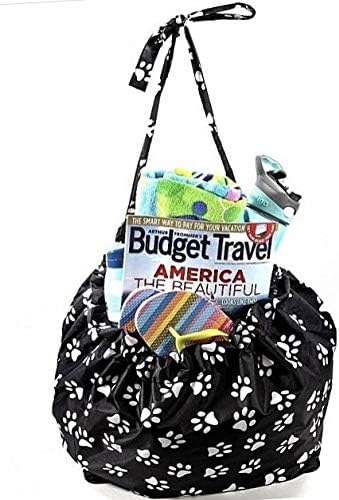 Cruiser Candy Bike Basket Liner Waterproof, Universal Fit for Most Bike Baskets, Stylish 2in1Tote, Bike Basket Cover, EBiKE Front Wire Or Wicker Bike Baskets Fits Up to 15x12x10-PawvioPets