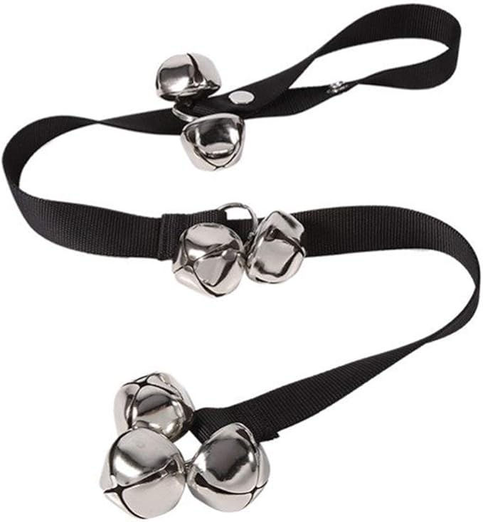 Dog Doorbells for Potty Training/Door Knob/Go Outside, Premium Quality Dog Bells, 7 Extra Large Loud 1.4 DoorBells, Adjustable Door Bell, Training Your Puppy The Easy Way-PawvioPets