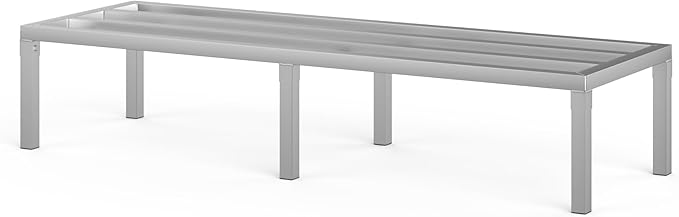 20 in X 60 in. Aquarium Stand | Industrial Style Aluminum Fish Tank Base with Open Frame Design-PawvioPets