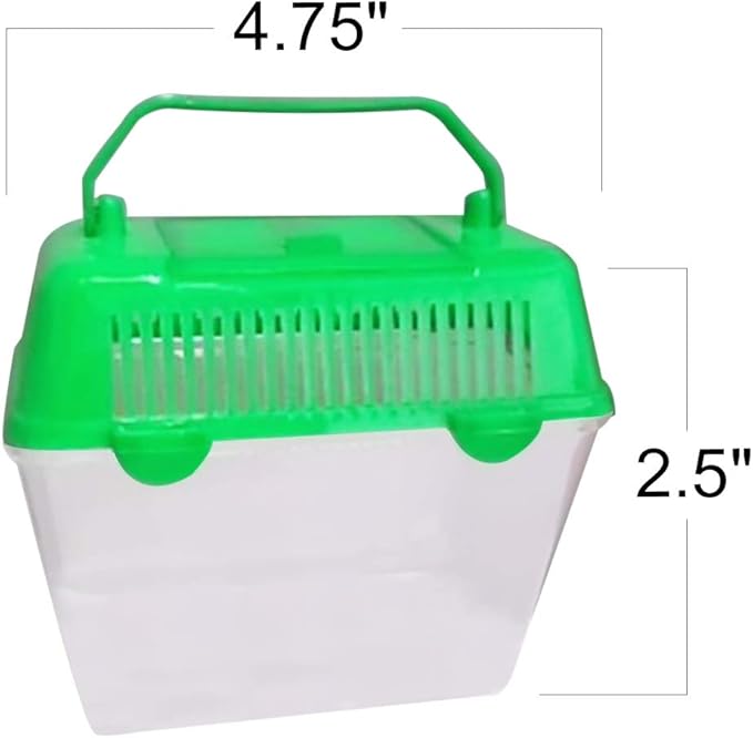 ArtCreativity Small Plastic Aquariums for Kids, Set of 4, Single Fish Aquariums in Assorted Vibrant Colors, Under-The-Sea Party Favors, Aquatic Party Supplies, Aquarium Gift Shop Items, 5 Inches-PawvioPets