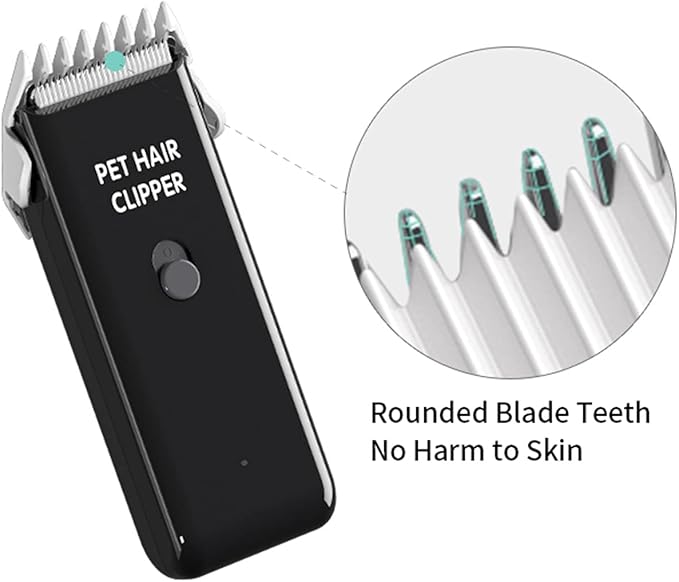 Dog Cat Home Hair Waterproof Clipper Portable Electric USB Rechargeable Pet Grooming Tools Low Noise Shaver Cordless Trimmer for Small and Large Pets-PawvioPets