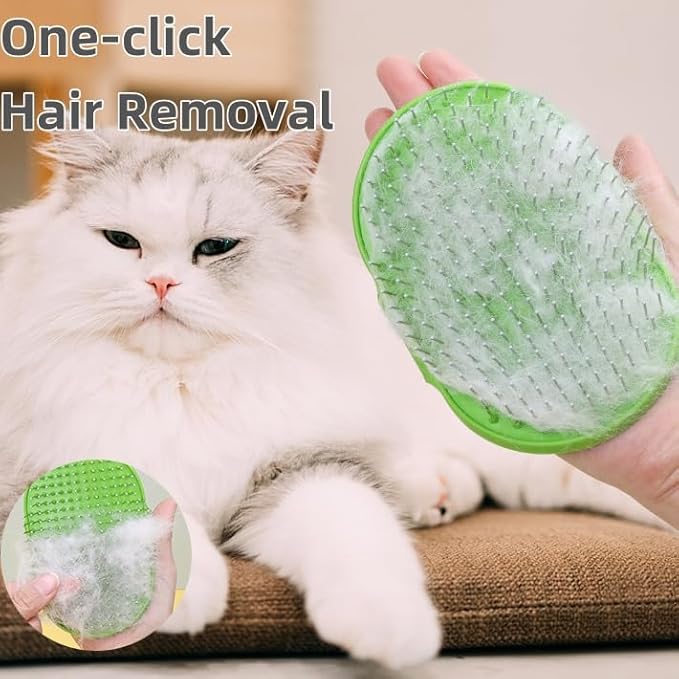 4-Pack Silicone Cat Brush Set, Pet Scratcher and Massager – Adjustable Pet Deshedding Brush, Bath Brush for Cats and Dogs, Suitable for Furniture Legs & Corners (Needle Style - 2PCS (Blue + Green))-PawvioPets