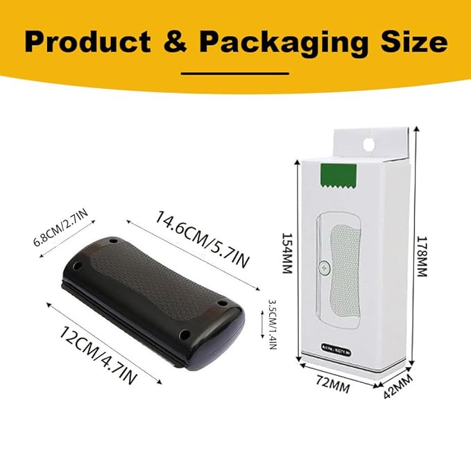 2Pc Deshedding Brush Rhykin Brush for Pets, Pet Hair Removal Tool,Suitable for Cats, Dogs, Rabbits, and Horses-PawvioPets