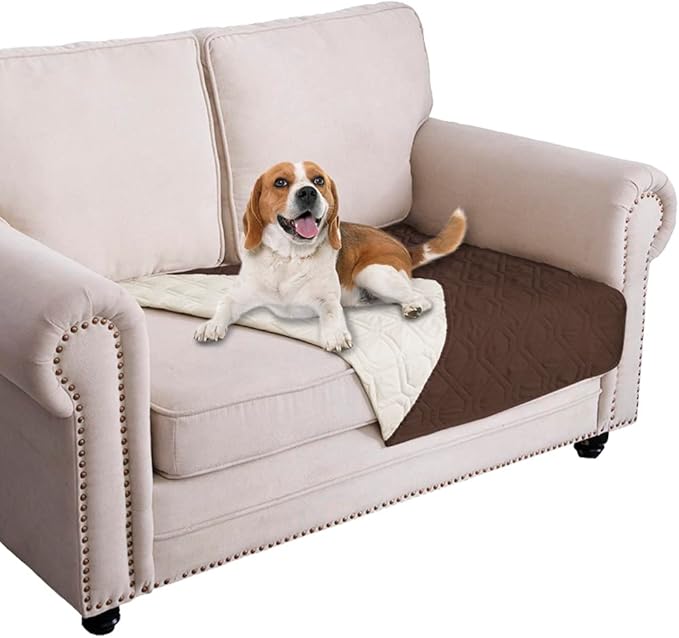 Ameritex Waterproof Dog Bed Cover Pet Blanket for Furniture Bed Couch Sofa Reversible-PawvioPets