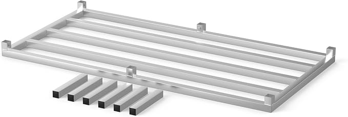 30 in X 60 in. Aquarium Stand | Industrial Style Aluminum Fish Tank Base with Open Frame Design-PawvioPets