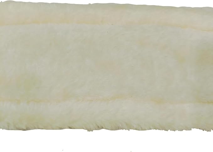 English Girth for Horse English Girth with Fleece Lightweight Horse Girth for English Saddle Size 42 (Brown)-PawvioPets