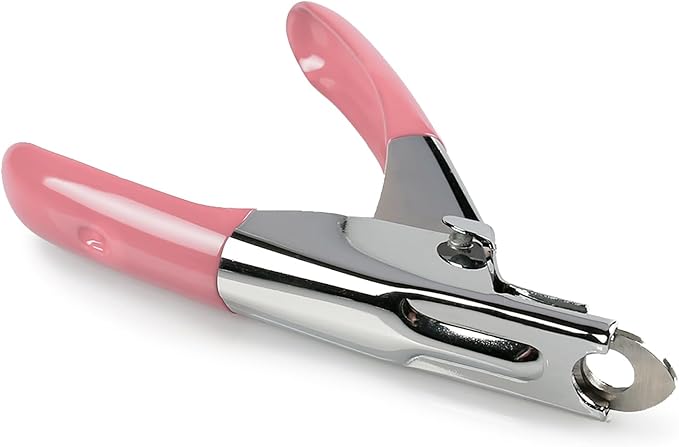 Dog Cat Pets Nail Clippers, Professional Pets Claw Trimmer with Free Nail File, Sharp Stainless Steel Blade, Sturdy Non Slip Handles - for Safe, Professional at Home Grooming-PawvioPets