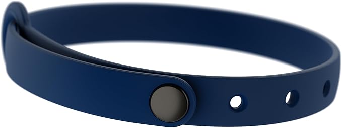 Break Away Collar for Cats - Soft, Thin, and Lightweight Safety Buckle Collar with Name Tag Ring for Outdoor Cats and Sensitive Skin Kittens by Nuvuq (6 ⅞" to 10 ¼", Dark Blue)-PawvioPets