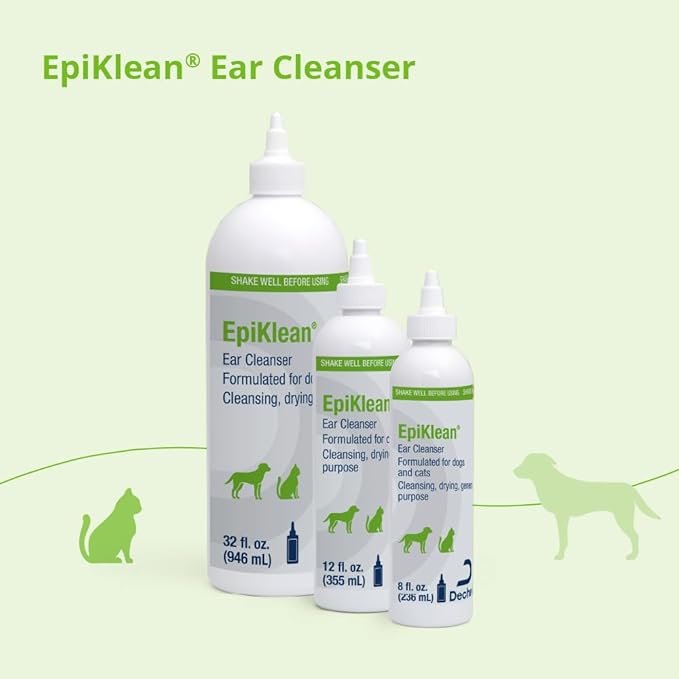 EpiKlean Ear Cleanser for Dogs and Cats, 12 oz-PawvioPets