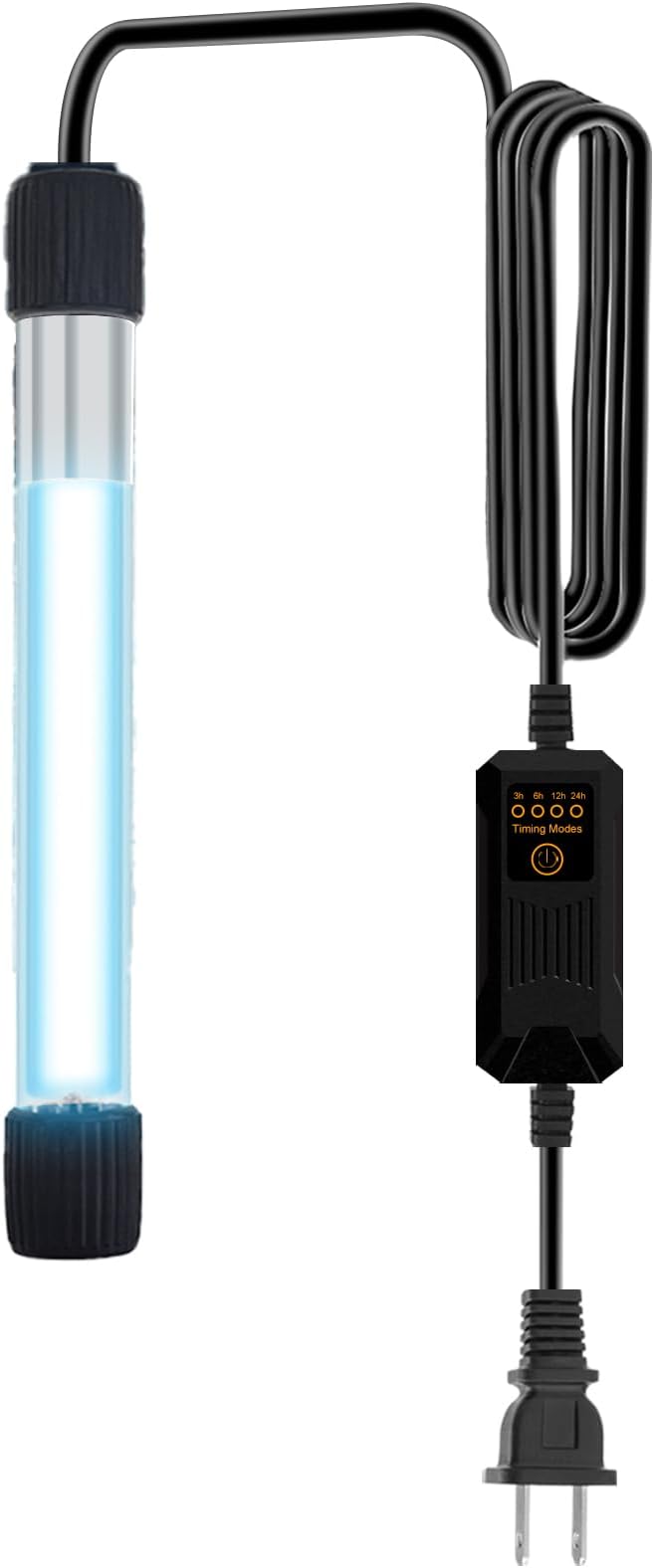 AquaMiracle Replacement Light Bulb for Aquarium Filter, Fish Tank Filter Replacement Parts, Including 1 x 5W Light Bulb with Timer-PawvioPets