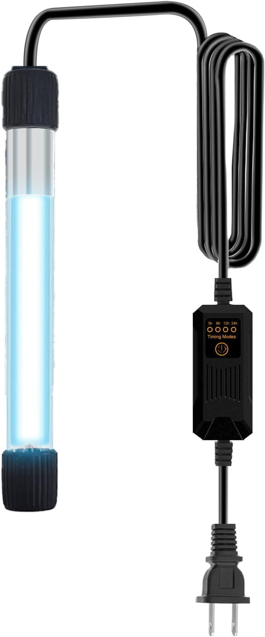 AquaMiracle Replacement Light Bulb for Aquarium Filter, Fish Tank Filter Replacement Parts, Including 1 x 5W Light Bulb with Timer-PawvioPets