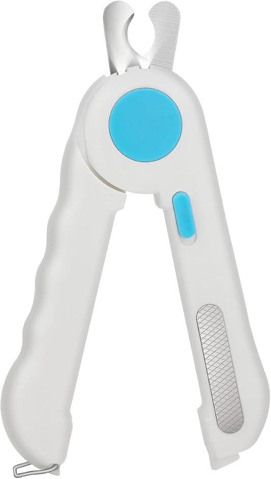 Cat Dog Pet Nail Clippers with Light, Llluminates Cat Dog Nails or Bloodline,Safety Pet Nail Clipper for Dogs, Cats, Rabbits Sharp No Nail Splitting-PawvioPets