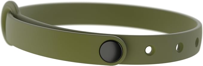 Breakaway Cat Collar - Soft, Comfortable, and Lightweight Safety Buckle Collar with Name Tag Ring for Outdoor Cats and Sensitive Skin Kittens by Nuvuq (6 ⅞" to 10 ¼", Green)-PawvioPets