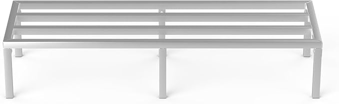 20 in X 60 in. Aquarium Stand | Industrial Style Aluminum Fish Tank Base with Open Frame Design-PawvioPets