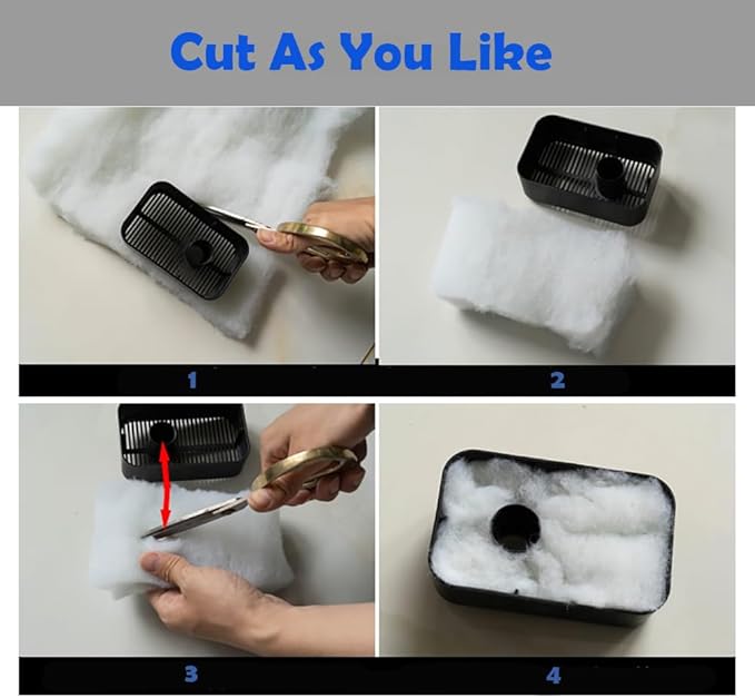 Aquarium Filter Media, Newly Premium Filter Pads for Aquarium, 94X16 inch,Aquarium Filter Floss for Fish Tank Sponge Pad Foam Filter Accessories for Pond-PawvioPets