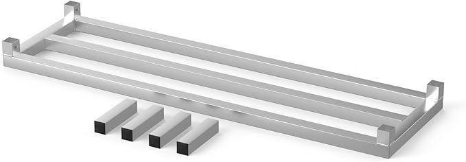 14 in X 48 in. Aquarium Stand | Industrial Style Aluminum Fish Tank Base with Open Frame Design-PawvioPets