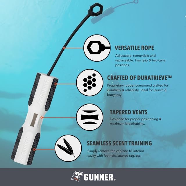 Dog Training Bumper - Retriever Training Dummy, Retrieving Dummies for Pets, Bumpers for Water Retrieving with Adjustable Rope, (Flasher)-PawvioPets