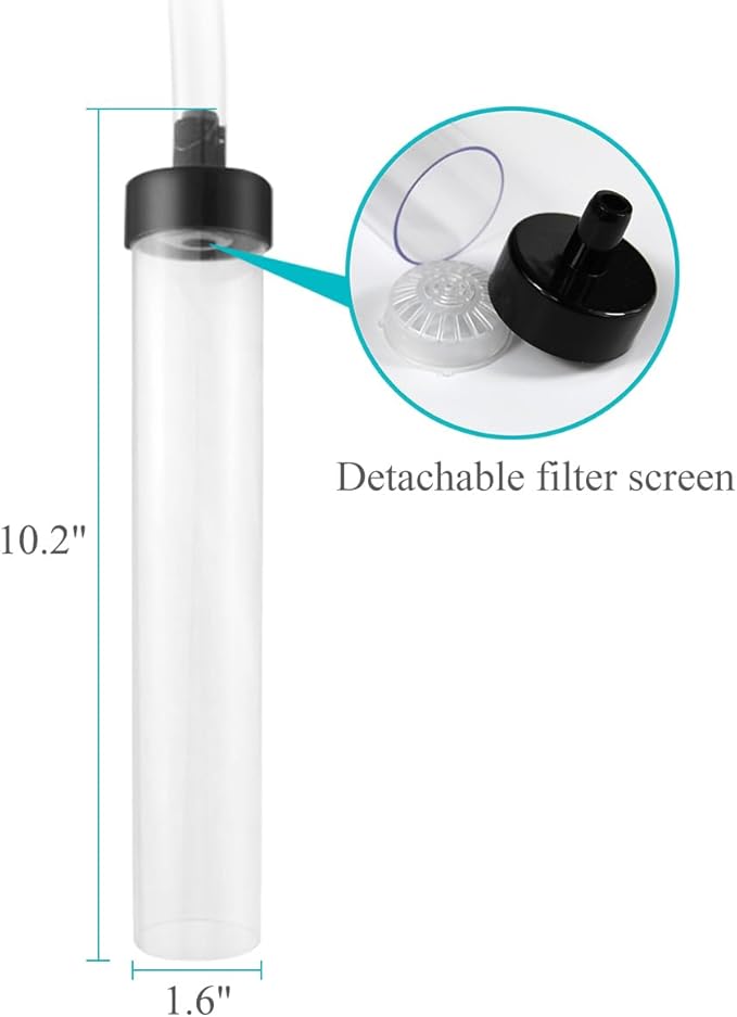 50ft Aquarium Water Changer Gravel & Sand Cleaner Fish Tank Siphon Cleaning Tools-PawvioPets