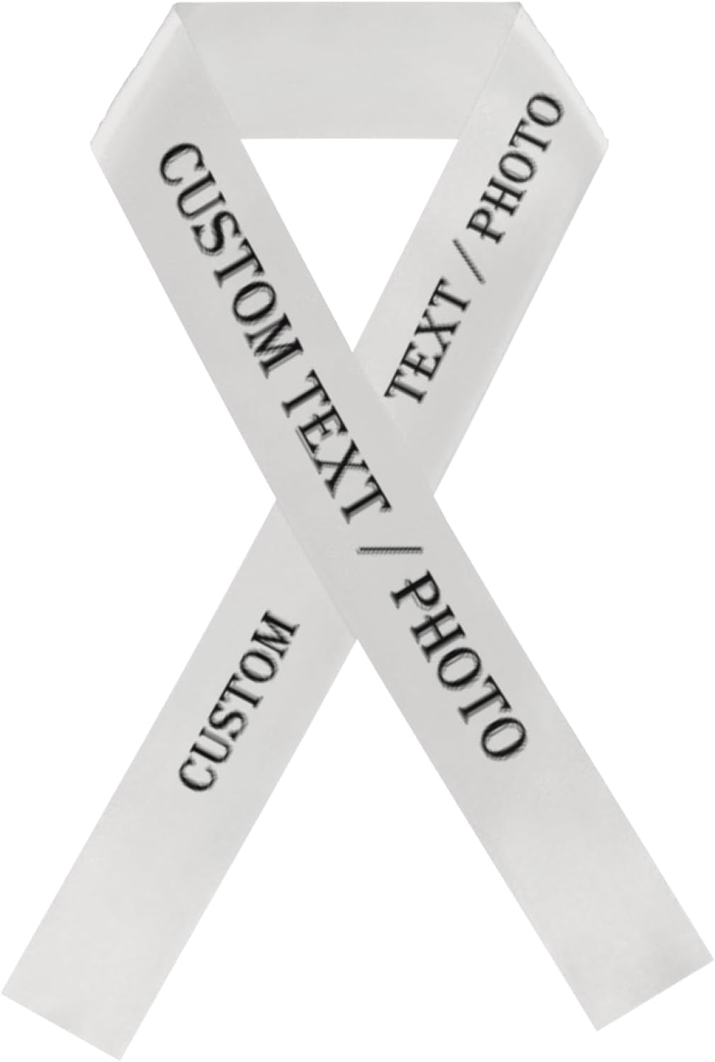 Custom Sash,Personalized Birthday Sash with Text Photo,Customized Bachelorette Sash Quote Sash Bride to Be Sash Color Optional (No decorative edge, Light Sliver)