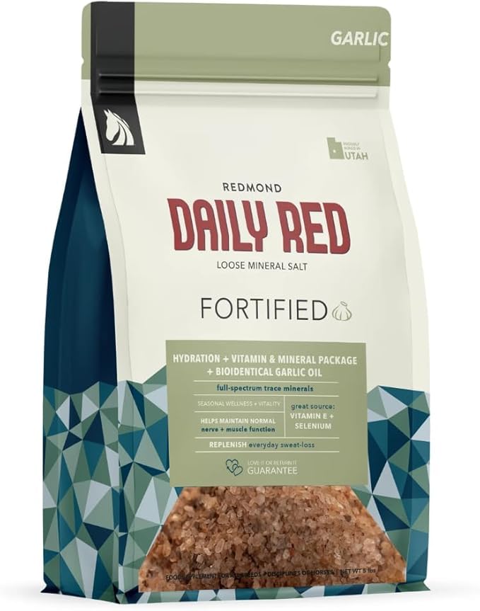 Daily Red Fortified w/Garlic - Horse Vitamin & Mineral Supplement 5 lb Pouch-PawvioPets